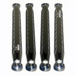 ModQuad Racing Polaris RZR XP 1000 2017 XP Turbo 2016 Hex Rear Radius Rods (Black) - RZR-RR-1K-HEX-BLK - RZR-RR-1K-HEX-BLK