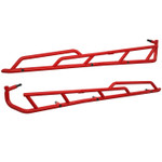 Polaris HD Kick-Out Rock Sliders for 2024 RZR XP 4 - Black|Red