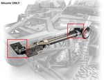 Polaris RZR Pro R AGM Electric Jack Holder Mounts