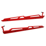 Polaris Low Profile Rock Sliders for 2024 RZR XP 4 - Black|Red