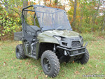 Super ATV Scratch Resistant Full Windshield for Polaris Ranger Midsize Super ATV Scratch Resistant Full Windshield for Polaris Ranger Midsize