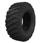 Polaris RZR 200 Pro Armor Wheel & Tire Set: Combat x Youth Crawler - Red