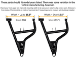 Polaris RZR S 1000 High Clearance Front A-Arms