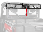 CFMOTO UForce U10 Pro Game Loader Rack in wrinkle black with 500 lb winch and mounting brackets