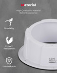 Kemimoto Universal Speaker Pods White For 6.5" Speakers