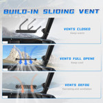 Kemimoto 2016-2023 Polaris General 1000 Vented Full Windshield