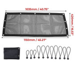 Kemimoto 2020-2023 Polaris Rzr Pro Xp Soft Rear Window Net & Spare Tire Carrier