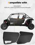 Kemimoto 2024-2025 Polaris Rzr Xp 4 1000 Aluminum Half Doors W/ Pc Window