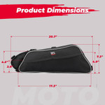 Kemimoto Can-am Maverick X3 / Max Lower Door Storage Bags (set Of Two)