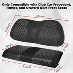Kemimoto Club Car Diamond Seat Covers