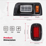 Kemimoto Club Car Ds 12v Street Led Light Kit