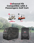 Kemimoto Ezgo Club Car 2 Passenger Heavy-duty Golf Cart Cover