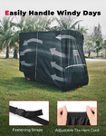 Kemimoto Ezgo Club Car 600d Waterproof Golf Cart Cover