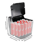 Kemimoto 2018-2024 Polaris Ranger XP 1000 | XP 1000 Crew Big Size Cargo Box & Under Seat Storage