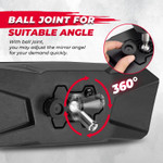 Kemimoto 2013-2024 Polaris Ranger 570 | XP 900 | XP 1000 Side Mirrors & Center Mirror Set