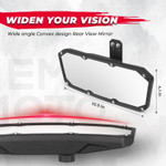 Kemimoto 2013-2024 Polaris Ranger 570 | XP 900 | XP 1000 Side Mirrors & Center Mirror Set