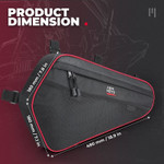 Kemimoto Polaris Rzr Lower Door Storage Bag & Cover W/ Reflective Strip