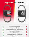 Kemimoto Polaris Rzr Pro Xp / Turbo Heavy Duty Carbon Drive Belt