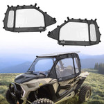 Kemimoto Polaris Rzr Xp 1000 Soft Cab Enclosure Upper Doors & 3-in-1 Flip Windshield