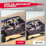 Kemimoto Polaris Rzr Xp 4 1000 / 4 Turbo Steel Nerf Bars