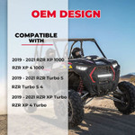 Kemimoto Polaris Rzr Xp Turbo / Xp 1000 Front Grill Light & Front Bumper