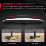 Kemimoto Upgraded Utv Convex Mirror For 1.75"-2" Crossbar