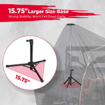 Kemimoto Utv Cover Support Poles W/ Metal Tripod Base