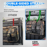 Kemimoto Utv Double Gun Bag Rack