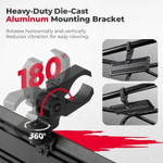 Kemimoto Utv Rear View Center Mirror For 1.6"-2" Round Tube Roll Cages