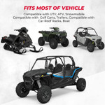 Kemimoto Utv Shovel Holder Rubber Roof Rack Straps