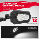 Kemimoto Utv Side Rear View Mirrors For 1.75"-2" Roll Bar