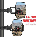Kemimoto Utv Side View Mirrors 1.75"-2" Roll Bar