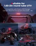 Kemimoto Utv Universal Led Chase Brake Tail Light For Polaris Rzr / Ranger / Can-am Maverick