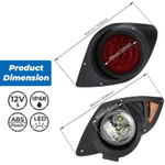 Kemimoto Yamaha Drive G29 Led Headlights & Taillights Kit Set