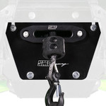 XD Winch Mount on Kawasaki Teryx 4 H2 front, steel construction, fits 4500lb winches and HMF LT bumper.