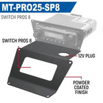 Rugged Radios Polaris RZR Pro XP, Pro R & Pro S Radio Mount & Lower Accessory Panel
