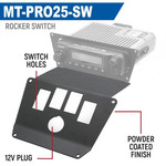 Rugged Radios Polaris RZR Pro XP, Pro R & Pro S Radio Mount & Lower Accessory Panel