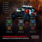 Switch Works Sierra6, 6-switch, 3-rocker Electronic Accessory Universal Smart Switcher By Ssv Works