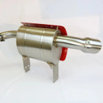 Evo Powersports Can-am Maverick X3 Magnum Side Exit Exhaust With Heat Shield (Delete Rear Valence)