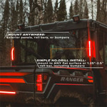 Ravek Polaris Ranger Plug & Play Apex Rear Running & Brake Lights