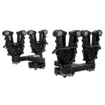Thumper Fab Utv Flexgrip Pro Double Rider Gun/bow/ Tool Rack