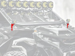 Thumper Fab Can-am Maverick R Lower Windshield Light Pod Mounts