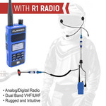 Rugged Radios Race Series Complete Motorcycle Communication Kit With Offroad Cables And R1 Radio