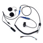 Rugged Radios Race Series Complete Motorcycle Communication Kit With Offroad Cables And R1 Radio