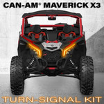 SSV Works Can-am Maverick X3 Switch Works Tango Turn-signal Plug-&-Play Kit W/ Sequential Front Fang Lights & Taillight Integration