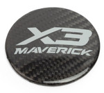 Xkraft Can-am Maverick X3 Carbon Fiber Hood Medallion