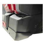 Polaris Ranger 1500XD rock sliders – low-profile, 10-gauge steel, wraps around rocker panels, powder-coated black, USA-made