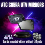 All Terrain Concepts Utv Cobra Mirrors (set Of 2)
