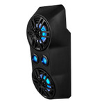 Ds18 Audio Polaris Rzr Pro Xp Waterfall Center Console Empty Enclosure For 2x 6.5" Speakers & 2x 2.2" Bullet Tweeter