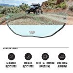 Super Comp USA Can-am Maverick X3 Polycarbonate Half Front Windshield